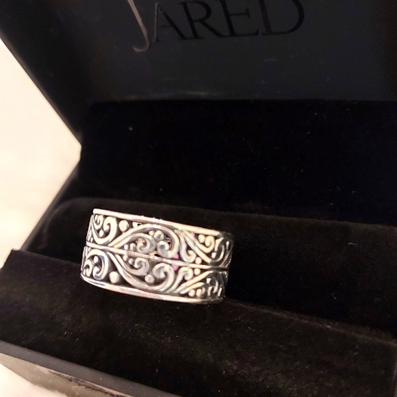 925 Sterling Artisian Ring made in Bali: NWT. - Picture 10 of 14